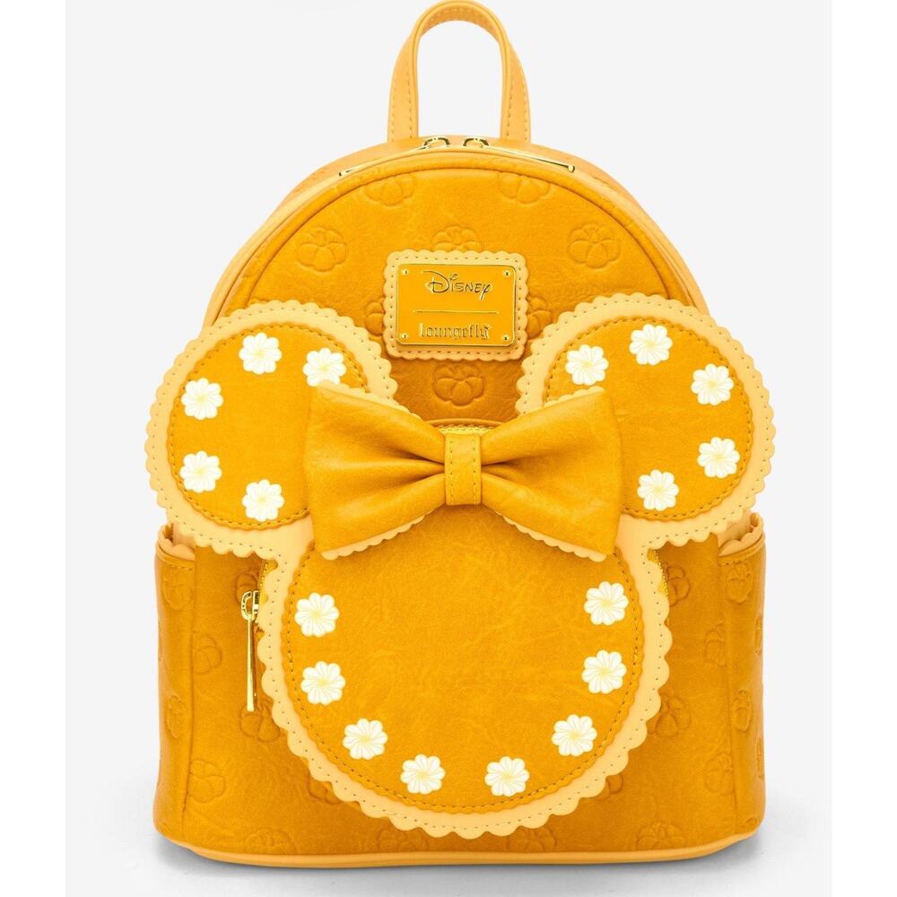 Loungefly Minnie Pumpkin Pie Scented Cosplay Backpack NWT